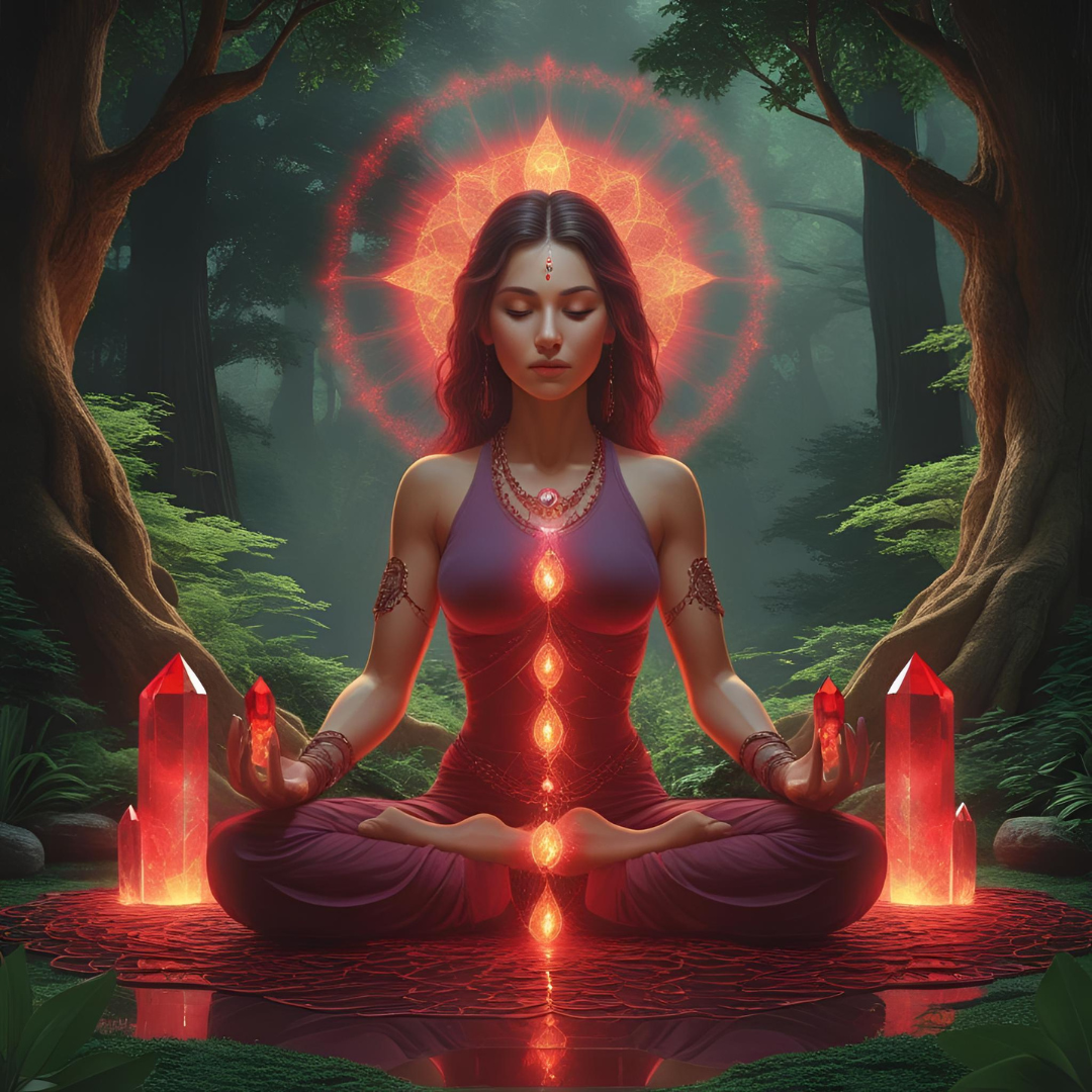 Gránát kristály & meditáció